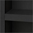 Pemberly Row Stainless Steel Toilet Paper Holder Niche in Black Matte Finish
