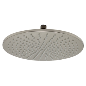 Pemberly Row 12&quot Round LED Rain Shower Head in Brushed Nickel Finish