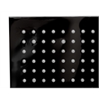 Pemberly Row Square LED Rain Shower Head in Polished Chrome Brass