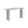 Pemberly Row Sideboard in Travertine Finish with Durable Particle Board