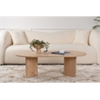 Pemberly Row Sable Coffee Table in Sapphire Oak Finish
