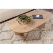 Pemberly Row Sable Coffee Table in Sapphire Oak Finish