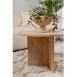 Pemberly Row Sable Coffee Table in Sapphire Oak Finish