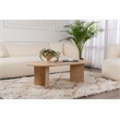 Pemberly Row Sable Coffee Table in Sapphire Oak Finish