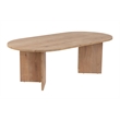 Pemberly Row Sable Coffee Table in Sapphire Oak Finish