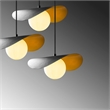 Pemberly Row Metal Body Chandelier in Black with Adjustable Height