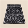 Pemberly Row Polyester Hypnose Soho Carpet in Black 140 x 190 cm