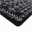 Pemberly Row Polyester Hypnose Soho Carpet in Black 140 x 190 cm