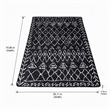 Pemberly Row Polyester Hypnose Soho Carpet in Black 140 x 190 cm