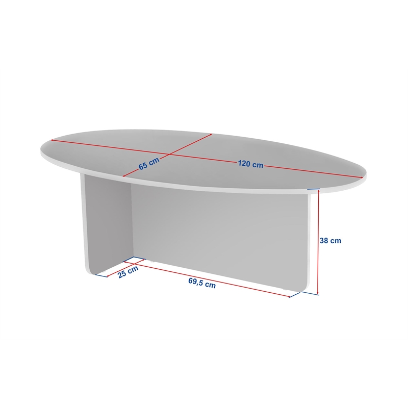 Pemberly Row Coffee Table in Travertine with 47 in Width
