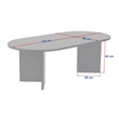 Pemberly Row Coffee Table in Atlantic Pine Finish with Melamine Coating