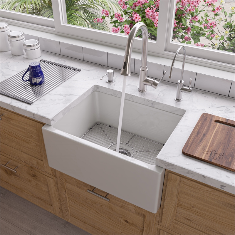 Pemberly Row Steel Sink Grid in Stainless Steel