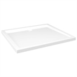 Pemberly Row ABS Shower Base Tray with Low Threshold in White