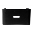 Pemberly Row Black Matte Resin Bathroom/Shower Stool with 330 lb Capacity