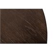 Pemberly Row Modern Round Concrete and Solid Wood Coffee Table Grey/Brown