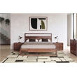 Pemberly Row 2-Drawer Wood Bedroom Nightstand in Walnut Finish