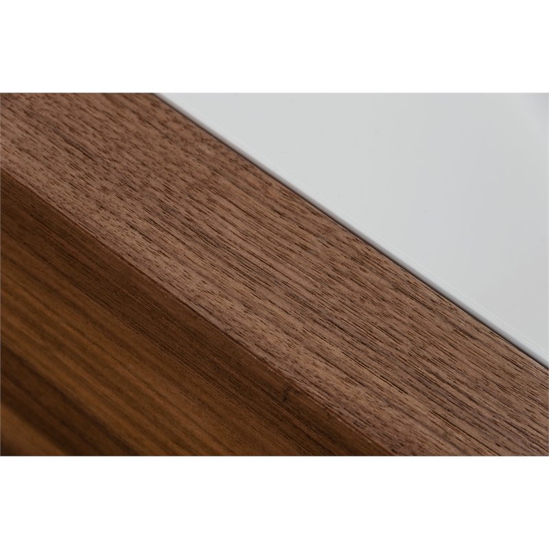 Pemberly Row Makai Square MDF Wood Coffee Table with Storage