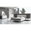 Pemberly Row Contemporary White Matte Wood Dresser with 6 Drawers