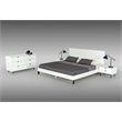 Pemberly Row Contemporary White Matte Wood Dresser with 6 Drawers