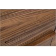 Pemberly Row Modern 6-Drawer Bedroom Dresser in Walnut Veneer