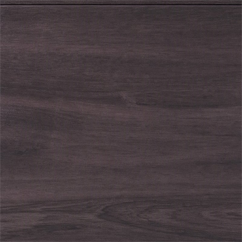 Pemberly Row Modern Oak Wood Veneer Nightstand in Walnut