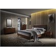 Pemberly Row Walnut 6-Drawer Solid Wood Bedroom Dresser