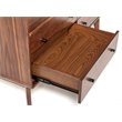 Pemberly Row Walnut 6-Drawer Solid Wood Bedroom Dresser