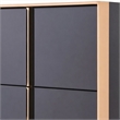 Pemberly Row 5-Drawer MDF Wood Chest with Rose Gold Accents