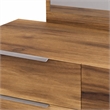 Pemberly Row Rectangular Veneer & Glass Mirror in Light Oak