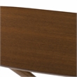 Pemberly Row Rectangular Solid Wood Dining Table in Walnut