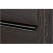 Pemberly Row 5-Drawer Veneer Wood Chest with Concrete Top in Gray