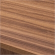 Pemberly Row Contemporary Veneer & MDF Wood Nightstand with LED Light