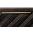 Pemberly Row Acacia Solid Wood Dresser with 6 Drawers in Dark Brown