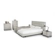 Pemberly Row Wood and Metal 3-Drawer Bedroom Dresser in Gray/Black
