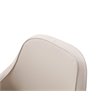 Pemberly Row Dining Chair with Bonded Leather and Gold Steel Frame