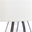 Pemberly Row Geometric Table Lamp with Glass & Brass in Clear Finish