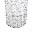 Pemberly Row Crystal Decorative Vase with Chrome-Plated Frame