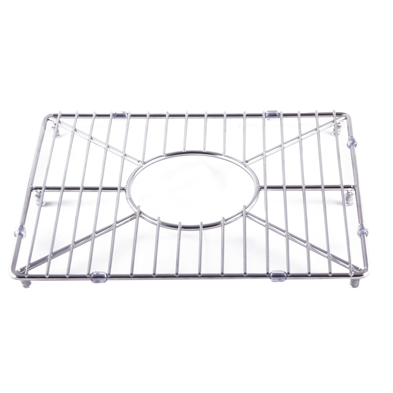 Pemberly Row Stainless Steel Sink Grid with Plastic Feet