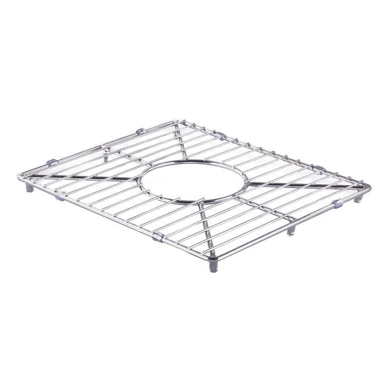 Pemberly Row Stainless Steel Sink Grid with Plastic Feet