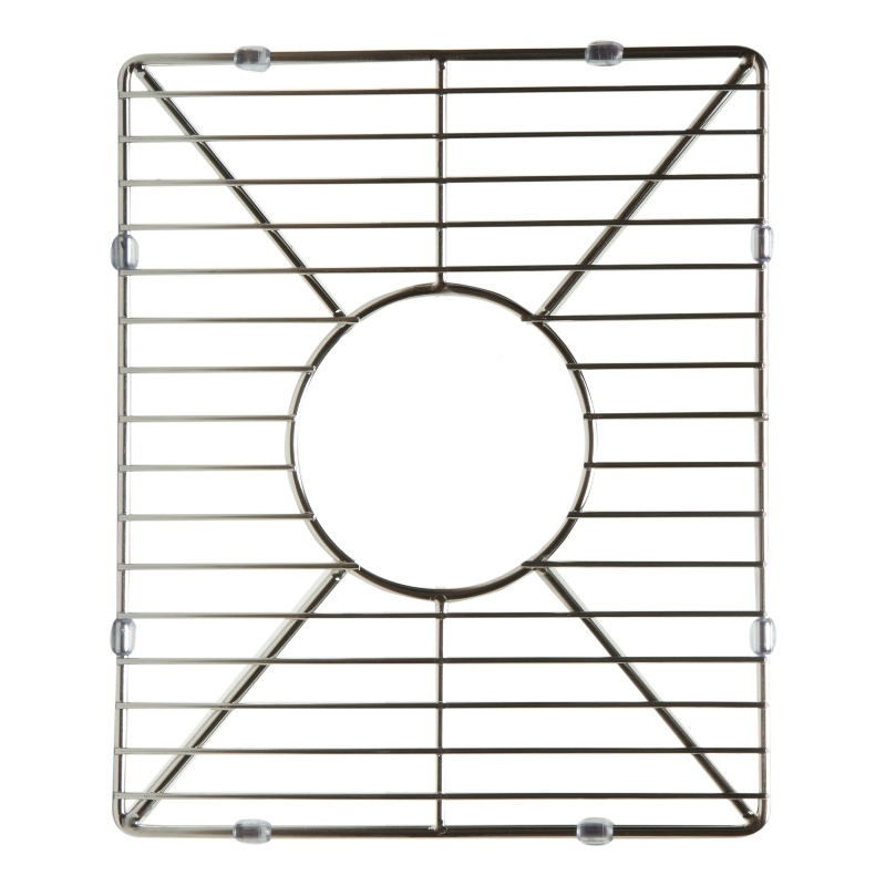 Pemberly Row Stainless Steel Sink Grid with Plastic Feet