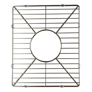 Pemberly Row Stainless Steel Sink Grid with Plastic Feet