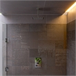 Pemberly Row 8 in Square Ultra-Thin Rain Shower Head in Stainless Steel