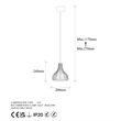 Pemberly Row Gold Metal Chandelier with Adjustable Height
