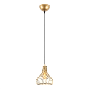 Pemberly Row Gold Metal Chandelier with Adjustable Height