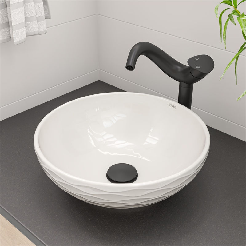 Pemberly Row Black Matte Brass Pop Up Drain without Overflow