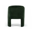 Pemberly Row Velvet Upholstered Dining Chair in Jade Green