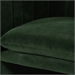 Pemberly Row Velvet Upholstered Dining Chair in Jade Green