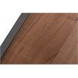 Pemberly Row Modern Wood Nightstand with 1 Drawer in Walnut