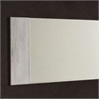 Pemberly Row Rectangular Gray Glass Buffet Mirror with Inward Frame Design
