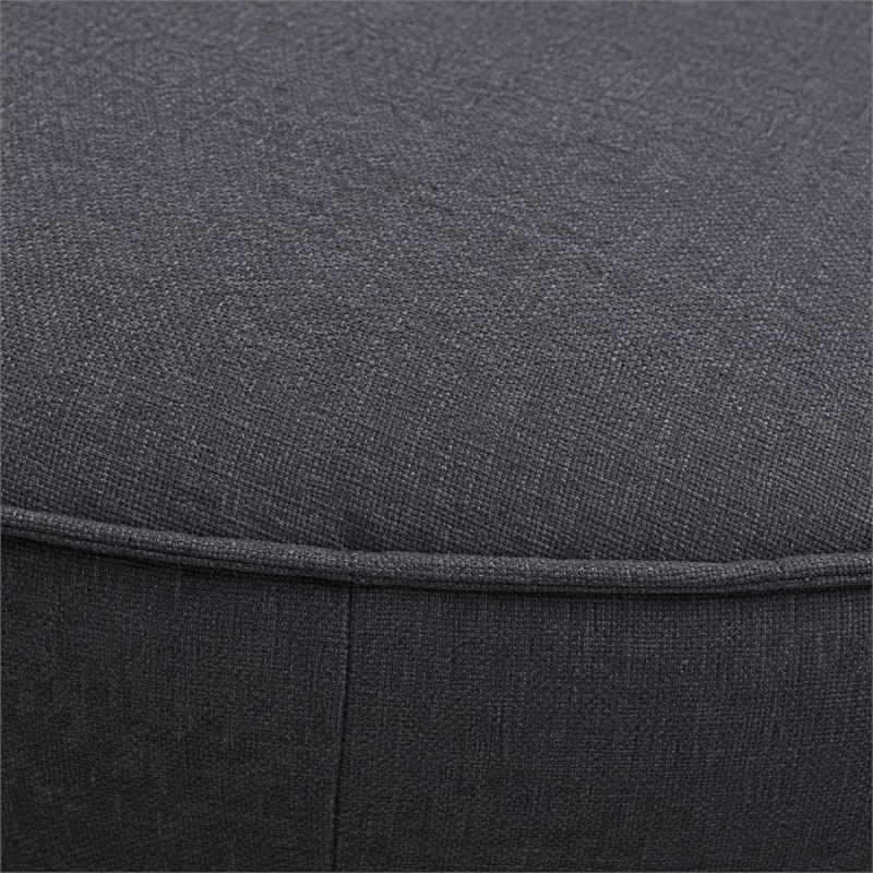 Pemberly Row Modular Sectional Sofa in Blue Fabric Upholstery